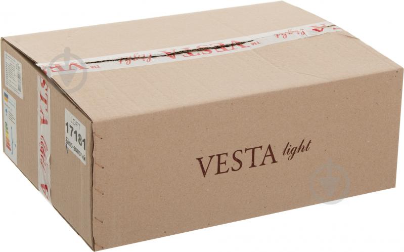 Бра Vesta Light 1x60 Вт E27 білий із золотистим LOFT 17181 біло-золотий - фото 4