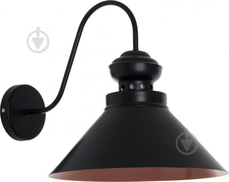 Бра Vesta Light 1x60 Вт E27 чорний LOFT 17381 чорний - фото 1