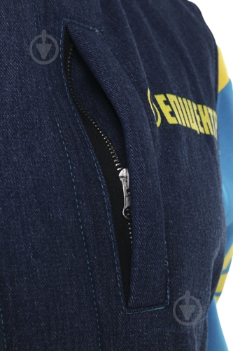 Жилет утепленный джинсовый 3XL темно-синий - фото 4