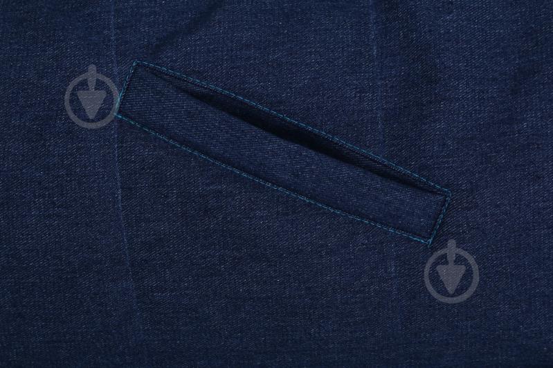 Жилет утепленный джинсовый 3XL темно-синий - фото 5