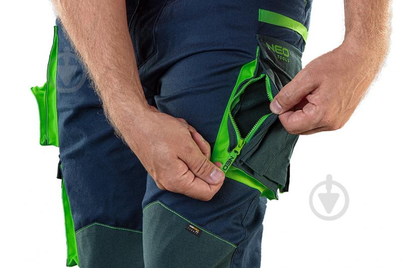 Брюки рабочие NEO tools Premium р. S 81-226 синий - фото 9