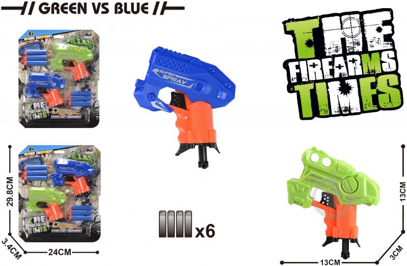 Бластер механический DIENUO TOYS MX0212649 - фото 2