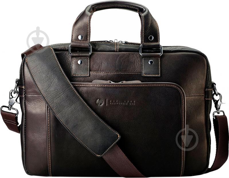 Сумка HP Elite Top Load 14" brown (T9H72AA) - фото 2 Сумка HP Elite Top Load 14" brown (T9H72AA) - фото 2