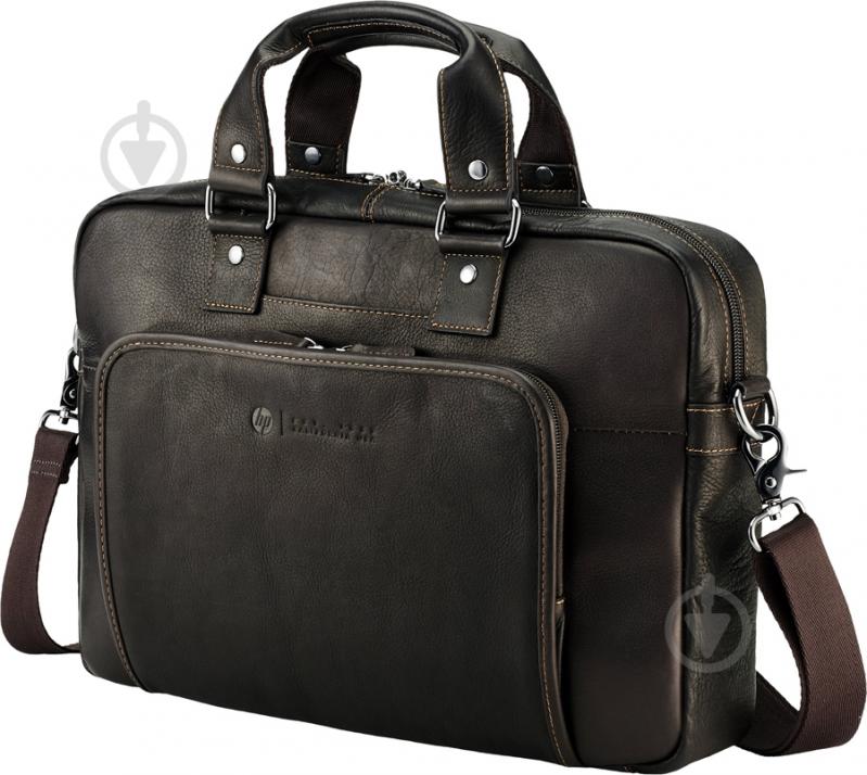 Сумка HP Elite Top Load 14" brown (T9H72AA) - фото 1 Сумка HP Elite Top Load 14" brown (T9H72AA) - фото 1