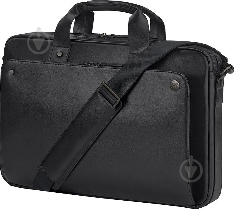 Сумка HP Exec Leather Top Load 17.3" black (P6N25AA) - фото 1 Сумка HP Exec Leather Top Load 17.3" black (P6N25AA) - фото 1