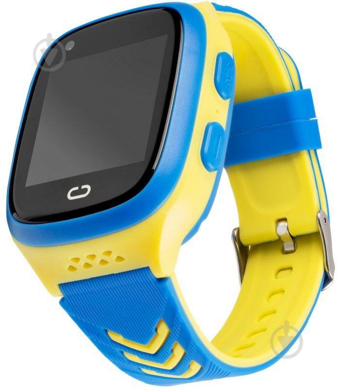 Смарт-годинник дитячий Gelius GPS/4G (IP67) yellow/blue (GP-PK006) - фото 6