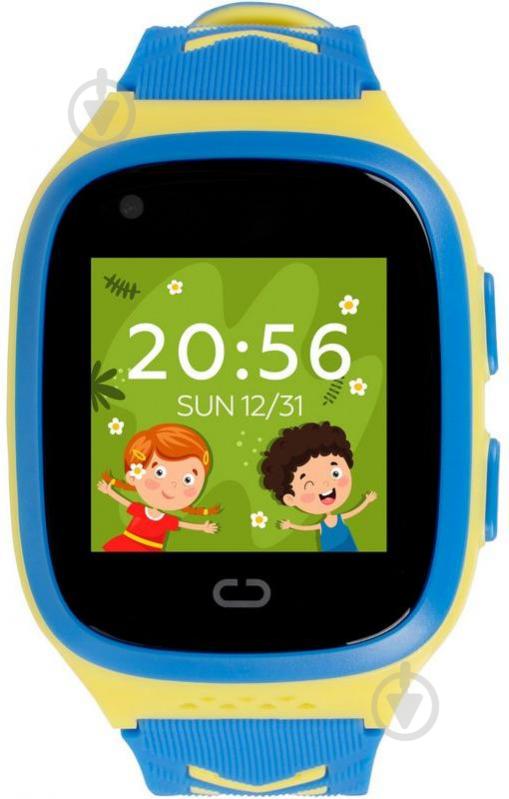 Смарт-годинник дитячий Gelius GPS/4G (IP67) yellow/blue (GP-PK006) - фото 12