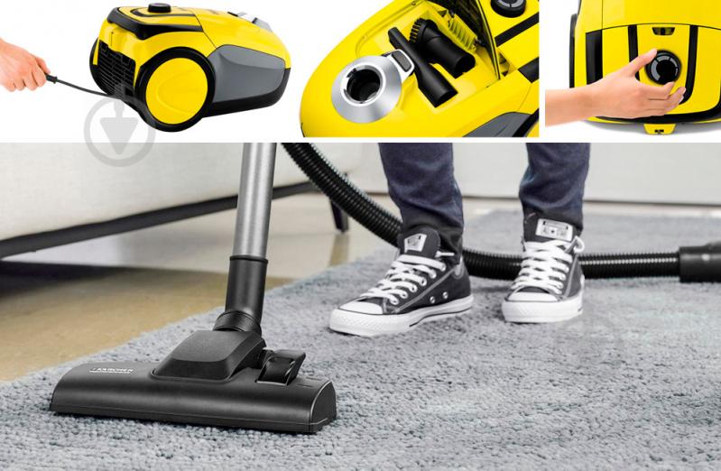 Пылесос Karcher VC 2 1100 Вт., НЕРА 12, 5.8 кг. 9.611-274.0 - фото 21