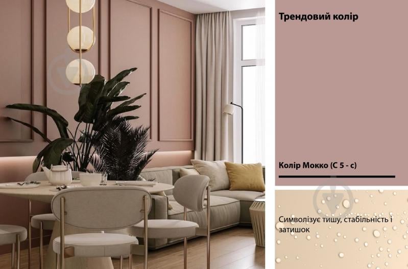 Фарба силіконова Feidal Wasserfall Farbe глибокий мат білий 1 л - фото 16