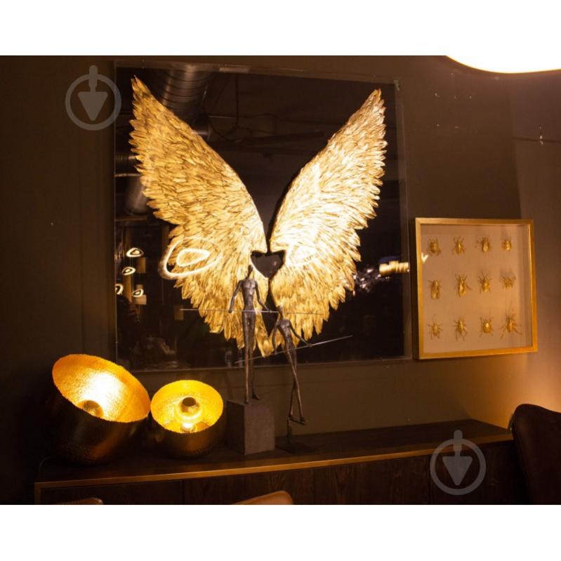 Декор настінний KARE Design Wings Gold White 120x120x0,8 см 120x120 см золото - фото 8