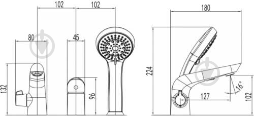 Смеситель для ванны Imprese Krinice 85110 - фото 2 Смеситель для ванны Imprese Krinice 85110 - фото 2