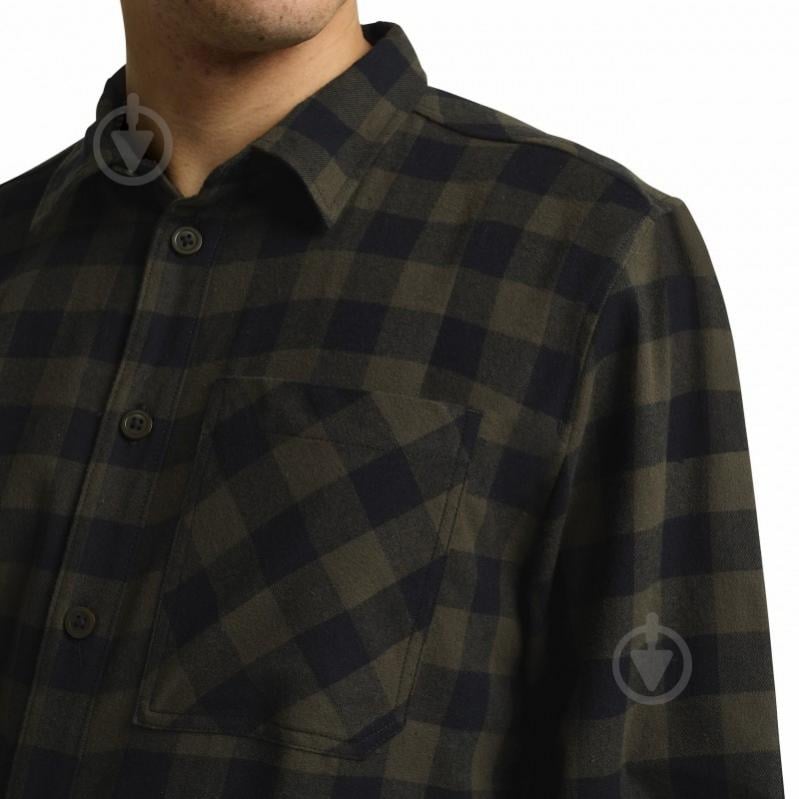 Рубашка Jack Wolfskin LITE FLANNEL SHIRT M A65026_T0328 р. XL черный хаки - фото 2