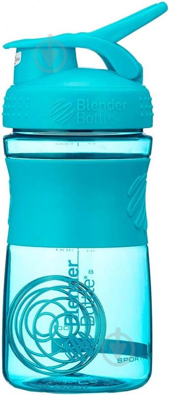 Шейкер Blender Bottle Sport Mixer 590 мл teal - фото 3