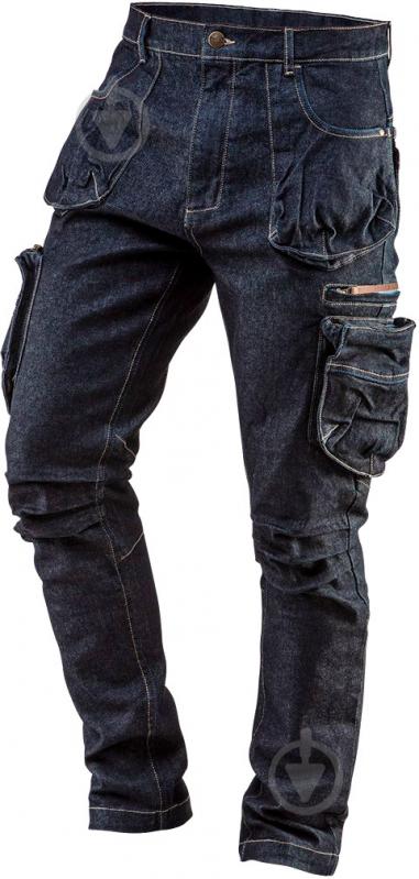 Брюки рабочие NEO tools Denim р. XXXL 81-229 синий - фото 1