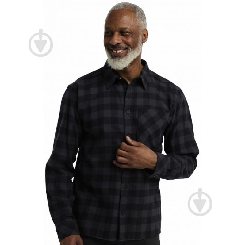 Сорочка Jack Wolfskin LITE FLANNEL SHIRT M A65026_T0156 р. M чорний із сірим - фото 5 Сорочка Jack Wolfskin LITE FLANNEL SHIRT M A65026_T0156 р. M чорний із сірим - фото 5