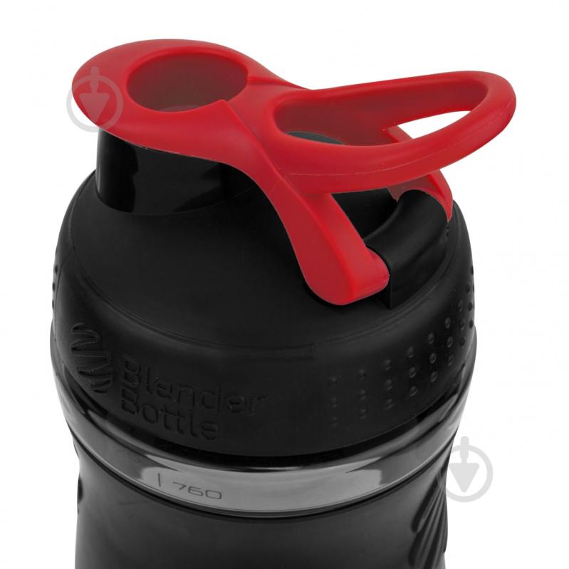 Шейкер Blender Bottle Sport Mixer 820 мл black/red - фото 3