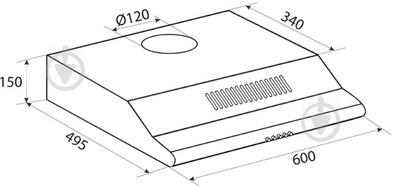 Витяжка Minola HPL 6140 BR 630 - фото 8