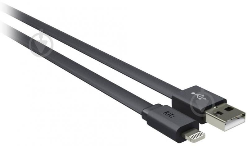 Кабель Kit Lightning – USB 2.0 1 м серый (IP5USBFRESHGY) - фото 1