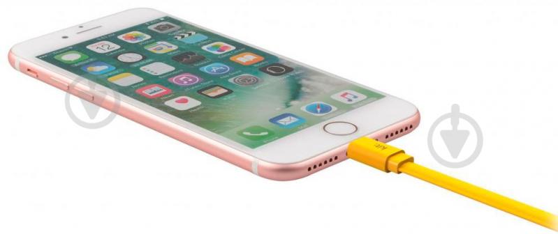 Кабель Kit Lightning – USB 2.0 1 м желтый (IP5USBFRESHYL) - фото 2