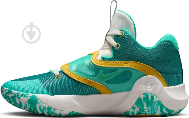 Кросівки чоловічі демісезонні Nike KD TREY 5 X DD9538-300 р.43 зелені - фото 4 Кросівки чоловічі демісезонні Nike KD TREY 5 X DD9538-300 р.43 зелені - фото 4