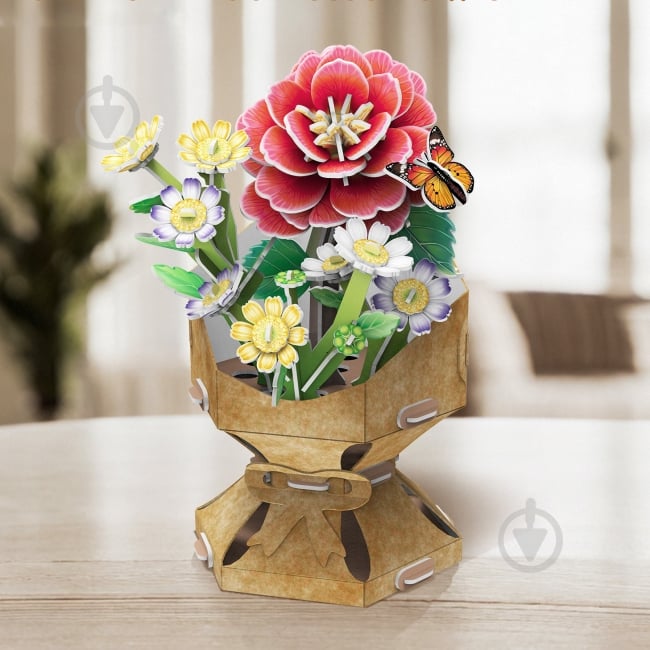 3D-пазл CubicFun Букет цветов Камелия W3302h - фото 3 3D-пазл CubicFun Букет цветов Камелия W3302h - фото 3