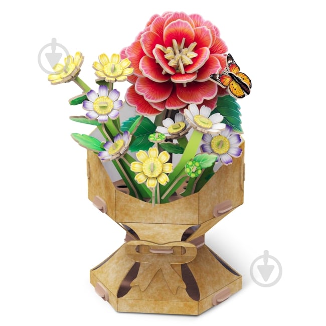 3D-пазл CubicFun Букет цветов Камелия W3302h - фото 2 3D-пазл CubicFun Букет цветов Камелия W3302h - фото 2