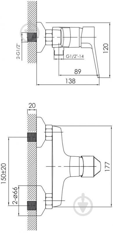 Смеситель для душа Imprese Witow 15080 - фото 2 Смеситель для душа Imprese Witow 15080 - фото 2