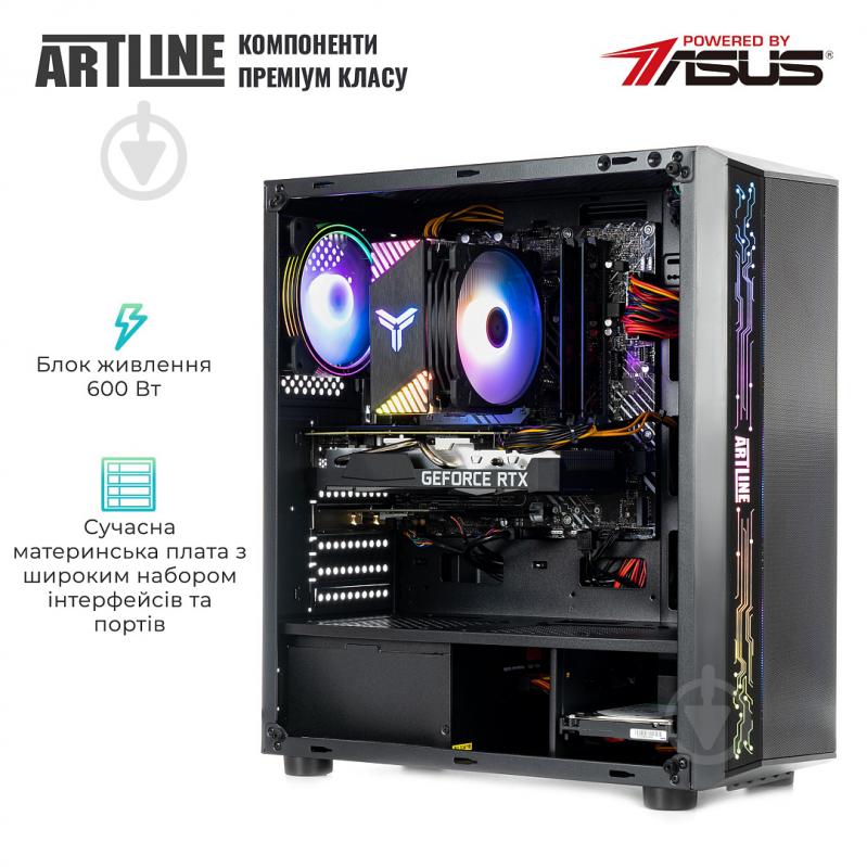 Комп'ютер Artline Gaming X49 (X49v22) black - фото 11