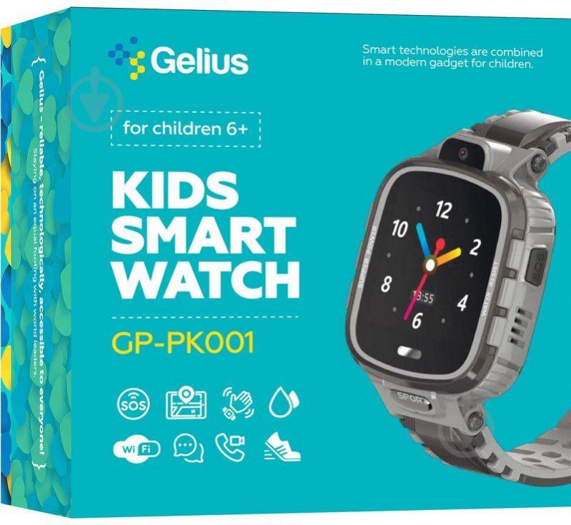 Смарт-годинник дитячий Gelius PRO KID з GPS трекером pink (GP-PK001) - фото 7