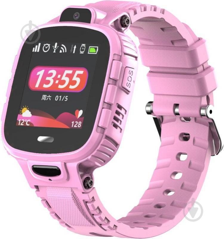 Смарт-годинник дитячий Gelius PRO KID з GPS трекером pink (GP-PK001) - фото 4