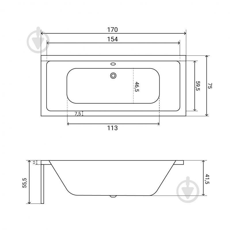 Ванна акриловая Helmken Alvaro HMY7224G1137 170х75 см - фото 21 Ванна акриловая Helmken Alvaro HMY7224G1137 170х75 см - фото 21