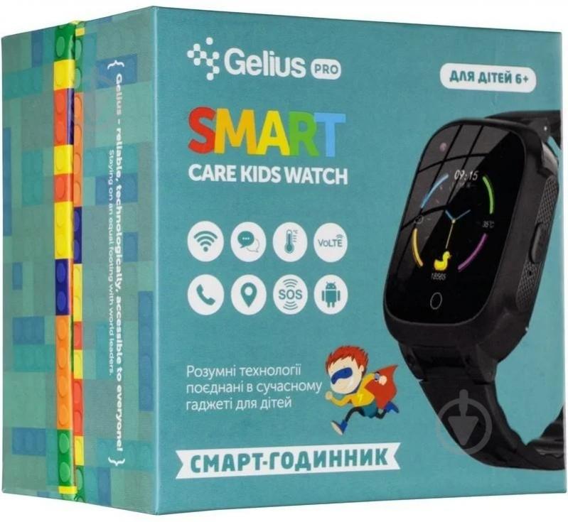 Смарт-часы детские Gelius Care з GPS трекером black (GP-PK004) - фото 19