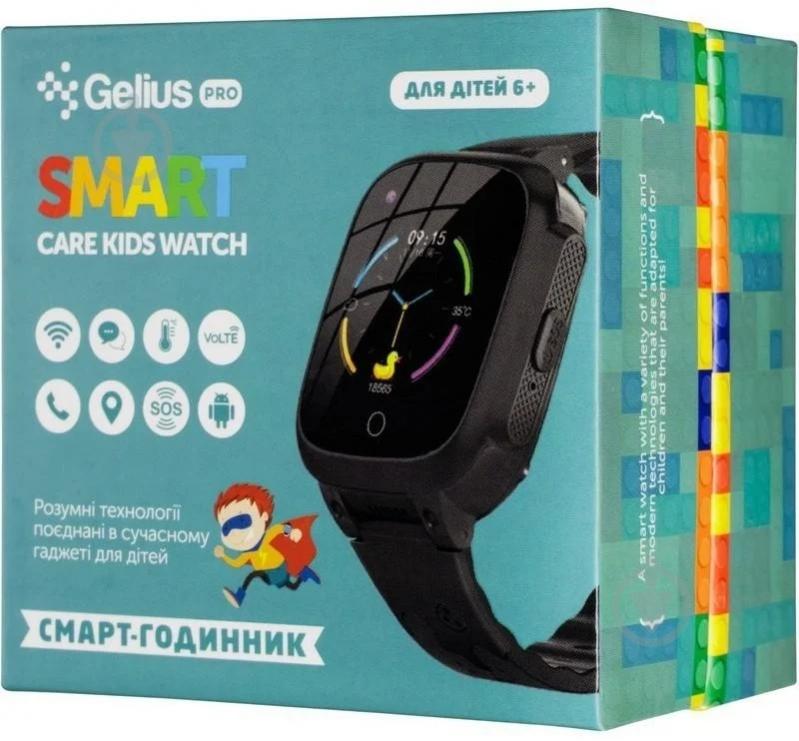 Смарт-часы детские Gelius Care з GPS трекером black (GP-PK004) - фото 20