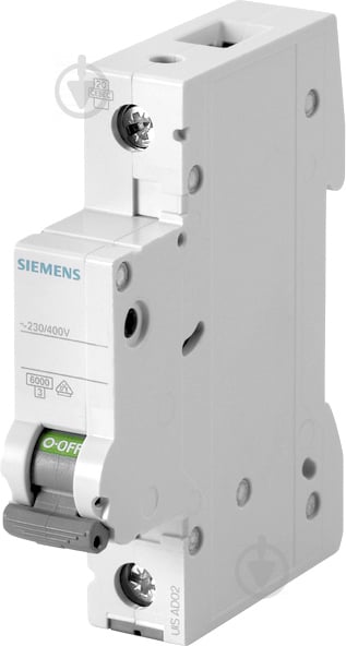 Автоматический выключатель Siemens 1p B 6A 6kA 5SL6106-6 - фото 1