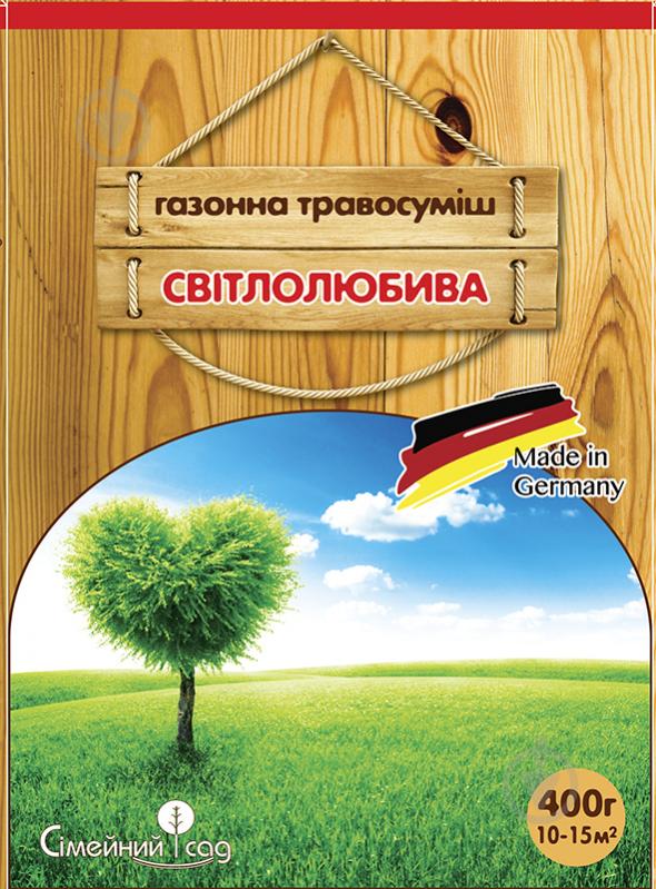 Насіння Сімейний сад газонна трава Світлолюбивий 30 г - фото 1