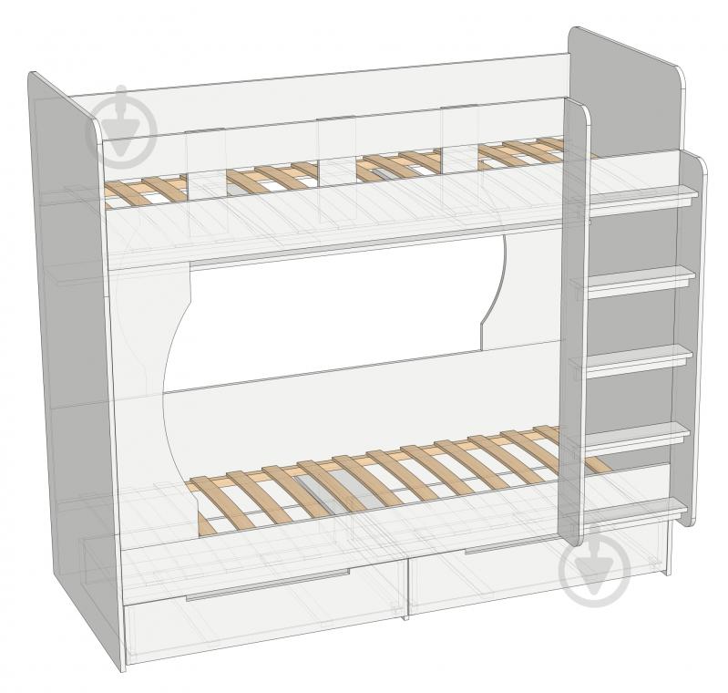 Двухъярусная кровать ами мебель альба
