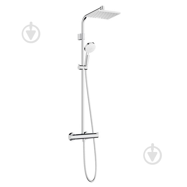 Душевая система Hansgrohe Waterforms Showerpipe 230 1jet 26986000 хром - фото 1 Душевая система Hansgrohe Waterforms Showerpipe 230 1jet 26986000 хром - фото 1