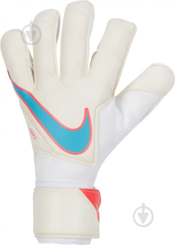 Вратарские перчатки Nike Goalkeeper Grip3 CN5651-102 10 белый - фото 1