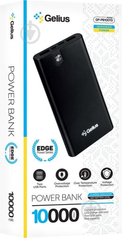 Повербанк Gelius Pro Edge 10000 mAh black GP-PB10-013 - фото 9