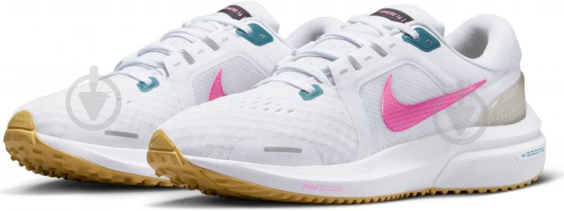 Кроссовки женские демисезонные Nike AIRZOOM VOMERO 16 DA7698-104 р.40,5 белые - фото 4