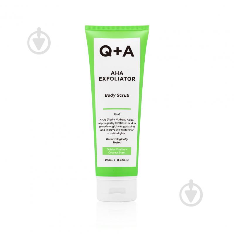 Скраб для тела Q+A с AHA-кислотами Exfoliator 250 мл - фото 1