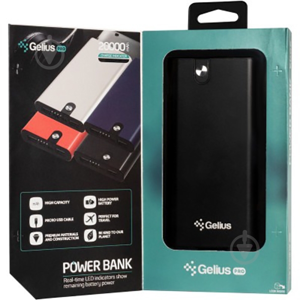 Повербанк Gelius Pro Edge 20000 mAh black GP-PB20-013 - фото 11