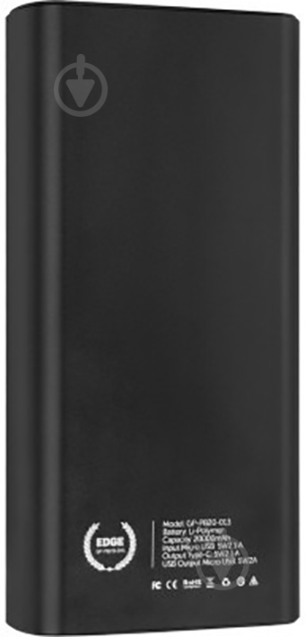 Повербанк Gelius Pro Edge 20000 mAh black GP-PB20-013 - фото 7