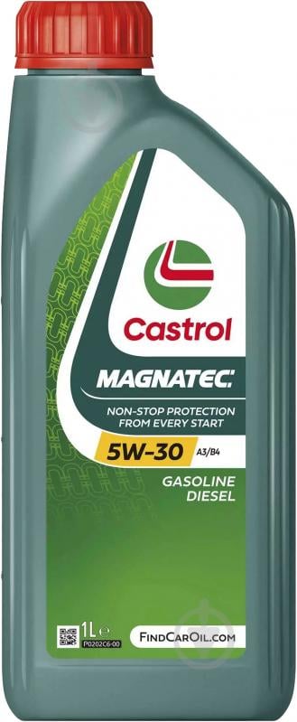 Моторное масло Castrol Magnatec А3/В4 5W-30 1 л (CAS MAGN 5W30 A3/B4 1L) - фото 1