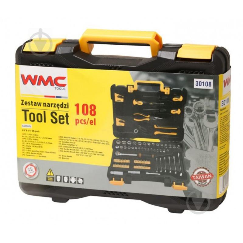 Набор ручного инструмента WMC TOOLS 108 шт. 30108 - фото 2