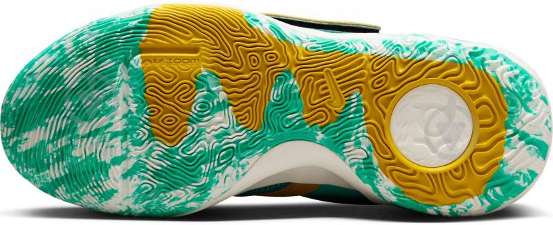 Кроссовки мужские демисезонные Nike KD TREY 5 X DD9538-300 р.42 зеленые - фото 11