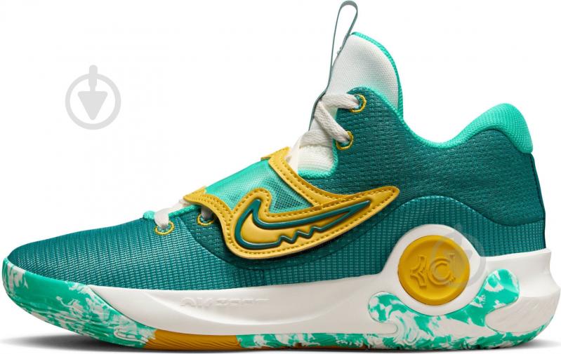 Кроссовки мужские демисезонные Nike KD TREY 5 X DD9538-300 р.42 зеленые - фото 3