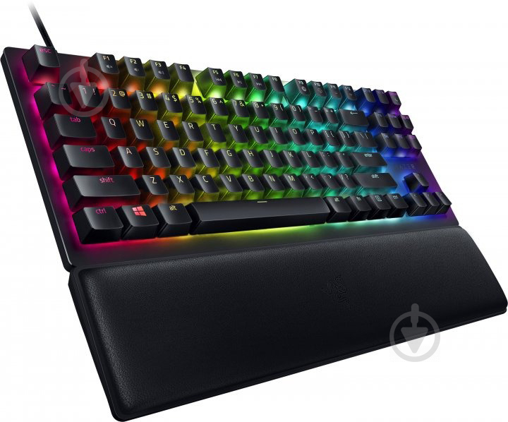 Клавиатура Razer Huntsman V2 Tenkeyless Purple Optical Switch RU USB (RZ03-03941400-R3R1) black - фото 3