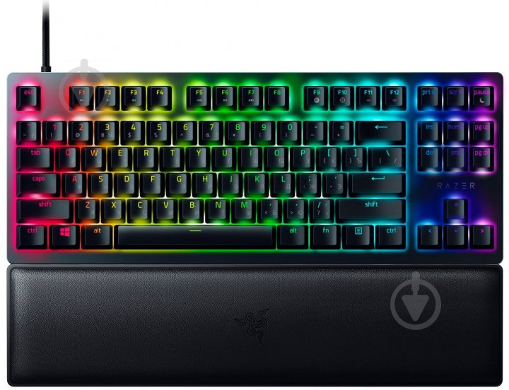 Клавиатура игровая Razer Huntsman V2 Tenkeyless Red Optical switch (RZ03-03940800-R3R1) black - фото 1