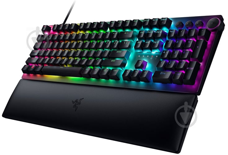 Клавиатура Razer Huntsman V2 Purple Optical switch (RZ03-03931300-R3R1) black - фото 4